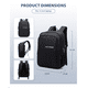 thumbnail image 2 of Mochila Para Laptop De 15.6 Pulgadas negro, 2 of 5