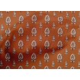 thumbnail image 4 of oneOone Cotton Poplin Fabric Leaves & Floral Block Printed Craft Fabric BTY 42 Inch Wide, 4 of 4