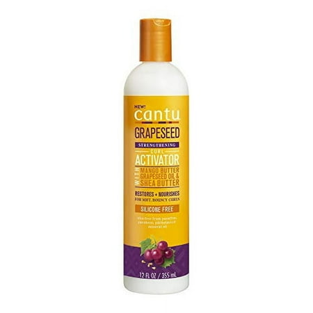 Cantu Grapeseed Curl Activator Cream, 12 oz, 6 Pack
