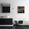 thumbnail image 3 of Stupell Industries Cow in Vintage Floral Tub Animals & Insects Painting Black Framed Art Print Wall Art, 24 x 24, 3 of 9