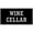 Black, variant on BTFSigns 6 x 12 inch Wine Cellar Aluminum Sign, Metal Signs for Door, Black on White, Rounded Corners, Easy Installation for Home Hotels Bars