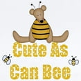 thumbnail image 2 of CafePress - Cute As Can Bee Infant Bodysuit - Baby Light Bodysuit, Size Newborn - 24 Months, 2 of 4