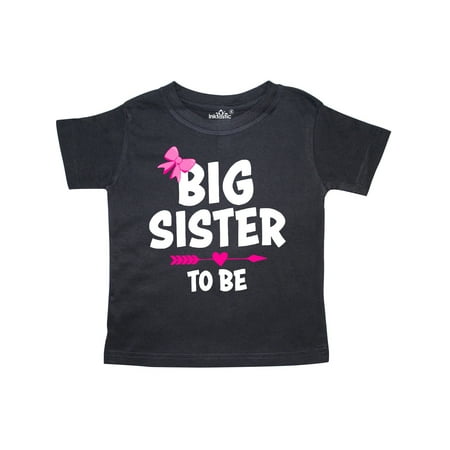 

Inktastic Big Sister To Be with Bow and Arrow Gift Toddler Toddler Girl T-Shirt