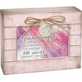 thumbnail image 3 of Granddaughter Sparkle Blush Pink Distressed Locket Music Box Plays You Are My Sunshine, 3 of 4