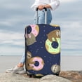thumbnail image 6 of Picia Sloth with Donuts Luggage Protector Cover Thicken Suitcase Protector Cover Fit 18-32 Inch Luggage-, 6 of 9