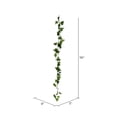 thumbnail image 2 of Vickerman 56" Artificial Green Ivy Garland, Pack of 2, 2 of 3