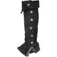 thumbnail image 3 of Pirate Boot Covers, Shoe Covers, Boot Covers, Durable Costume Props, Pirate Boot Black, 3 of 7