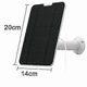 thumbnail image 2 of 4w Solar Panels For Eufy Eufycam Cam E/2c/e/2 Pro Wall Mount 13ft Power Cable, 2 of 5