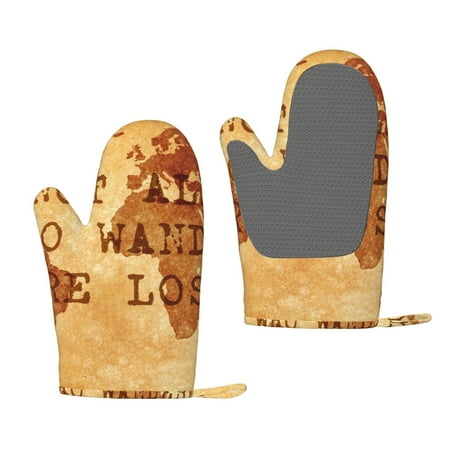 

Matuu Not All Those Who Wander Are Lost2 for Silicone Oven Gloves Heat Resistant Grilling Gloves Non-Slip Silicone Oven Mitt Great for Grilling Kitchen and Cooking