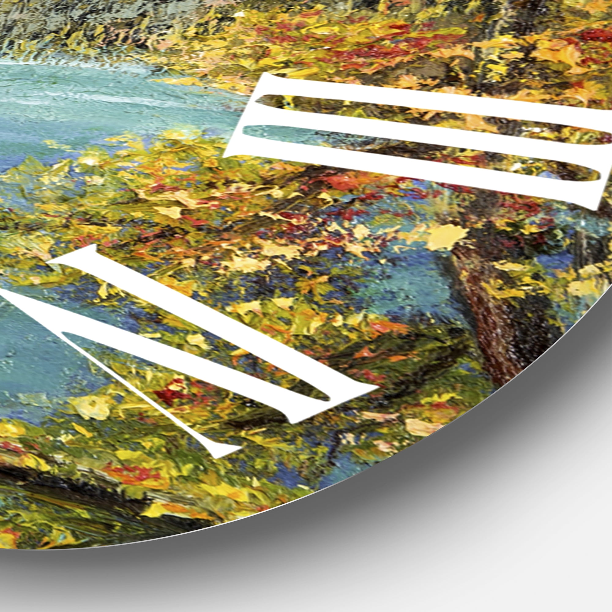 Designart 1 in Quartz Coastal Wall Clock