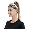 thumbnail image 3 of Daiia Starfishes Shells printed Men's Performance Headband,Sports Headbands,Moisture Wicking Workout Headband, 3 of 9