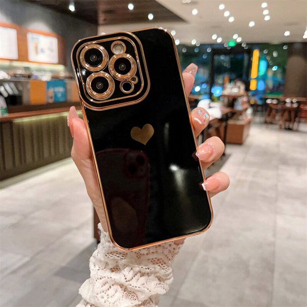 Funda blanda de lujo chapada a prueba de golpes para iPhone 14 13 12 11 Pro Max XS XR X 8 7 Plus iPhone12 12Pro iPhone11 Tan Jianjun unisex