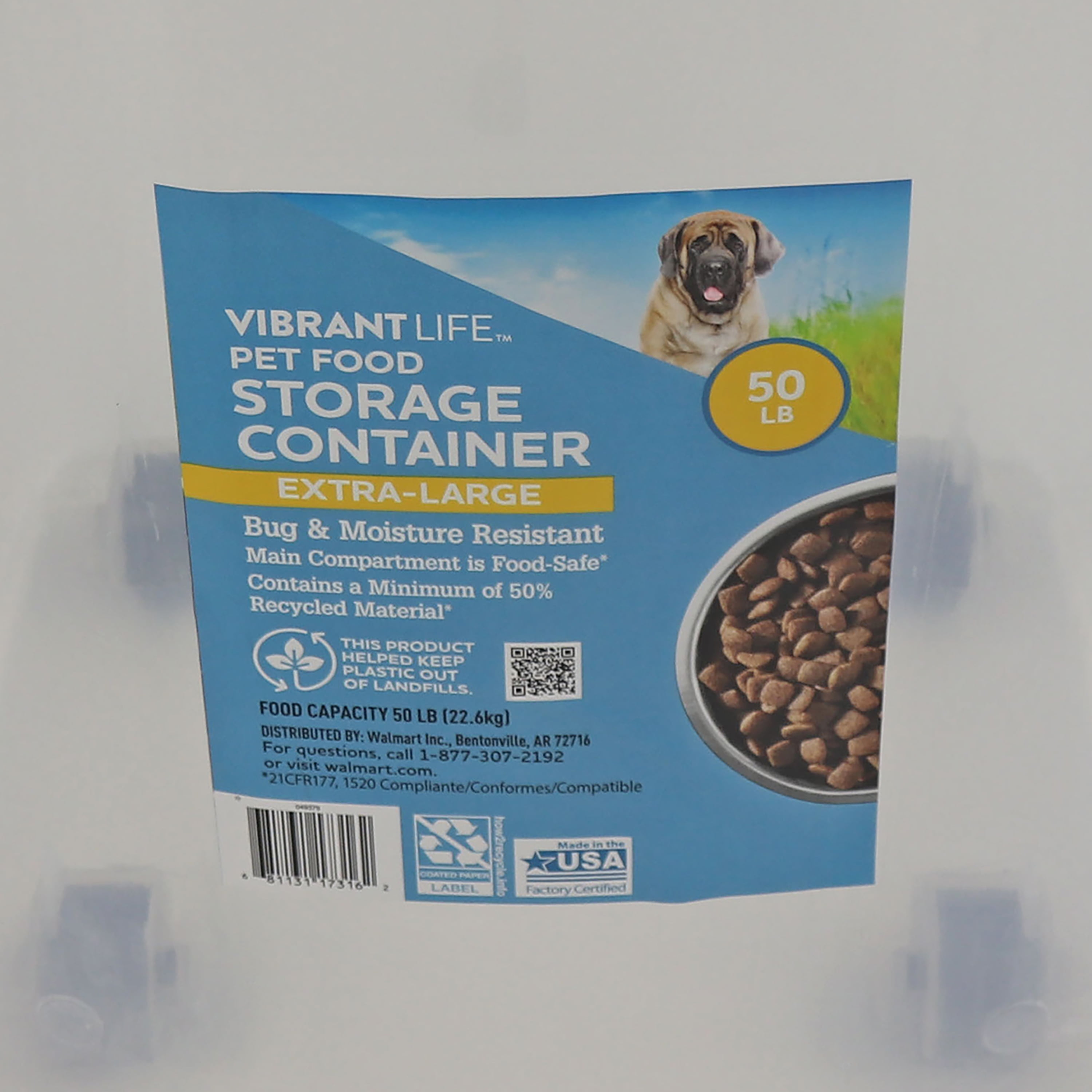 dog food container walmart