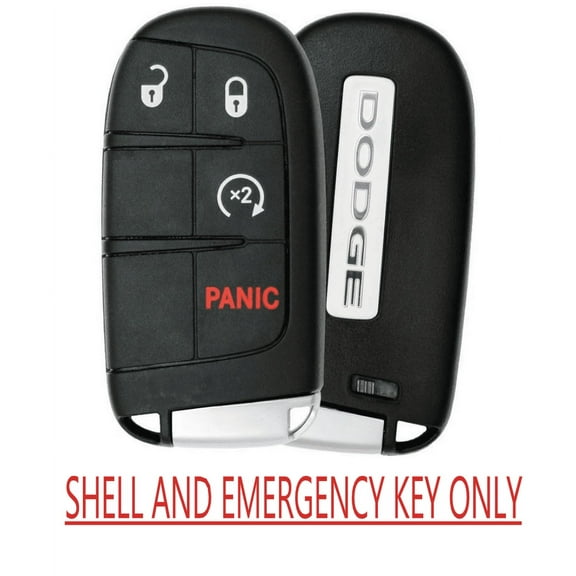 4B Replacement for Dodge 2014 - 2022 Models Smart Key Fob Shell Case M3N40821302 VLS