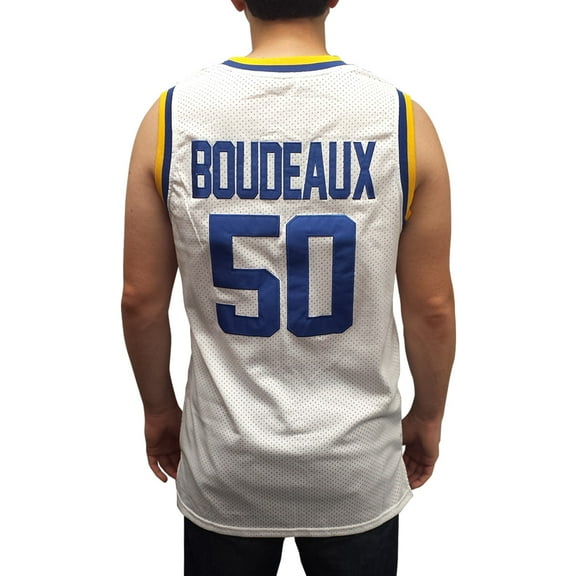 Neon Boudeaux #50 Western White Basketball Jersey - Mens Medium