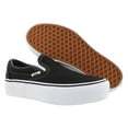 thumbnail image 4 of Vans VN-0EYEBPJ: Unisex Classic Checkered Slip-On Black/Pewter Sneaker (8 D(M) US Men), 4 of 5