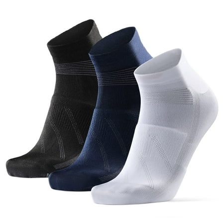 

Cycling Socks for Men & Women 3 Pack Low-Cut Breathable Bike Socks (Multicolor (1 x White 1 x Black 1 x Blue) US Women 5-7 // US Men 3.5-6)