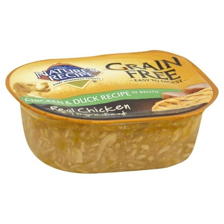 Creole Chicken Recipe - Nature's Recipe Grain Free Easy to Digest Chicken & Duck Recipe In Broth Wet Dog Food, 2.75-Ounce