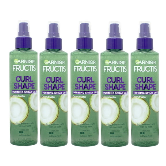 5 Pack Garnier Fructis Style Curl Shape Defining Spray Gel 8.5 Oz Each