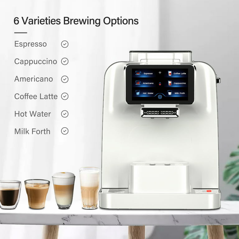 Mcilpoog Super Automatic Espresso Coffee Machine,Fully Automatic
