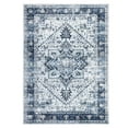 GlowSol 9' x 12' Vintage Large Area Rug Machine Washable Distressed Rug
