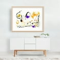 thumbnail image 3 of Resonance Series Number 7 - Mixed Media Abstract Modern Art Minimalist Psychedelic Surrealism Geometric Unframed Wall Art Print 24 x 32 inches, 3 of 4