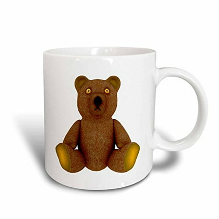 

3dRose A brown teddy bear Ceramic Mug 11-ounce