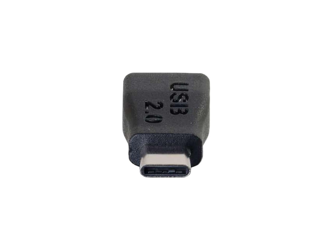 C2G USB 2.0 USB Type C to USB Micro B Adapter M/F - USB C to Phone Black