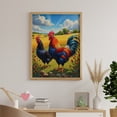 thumbnail image 6 of Diamond Art Kit for Adults, Roosters In Vibrant Countryside Field Diamond Painting for Adults Beginners, 5D DIY Diamond Art Painting Kits, Colorful Diamond Painting Craft for Home Decor 12x16, 6 of 7