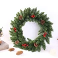 thumbnail image 3 of Christmas Wreath Front Door Window Hanging Garland Pine Cone Artificial Wreath Xmas Tree Ornaments 2024 Navidad Christmas Decor, 3 of 5