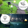 thumbnail image 4 of Qishi 3.8m 12 LED Eco-Friendly Bulb Solar Powered Garden Lights, for Patio, Front Yard Decoration,Warm White, 4 of 8