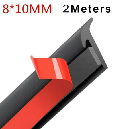 

2M Sealing Strip D-shape Car Door Window-Edge Weatherproof Edge Trim Universal