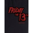 thumbnail image 3 of Friday The 13th Men's Movie Film Logo Loungewear Sleep Bottoms Pajama Pants, 3 of 5