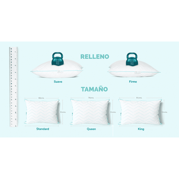 SOGNARE ALMOHADA KING SUAVE SOGNARE King Size Suave Walmart en linea