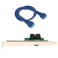 thumbnail image 2 of Adaptador USB 3.0 Soledad 19Pin a USB tipo C convertidor, 2 of 10