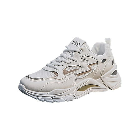 

AnuirheiH Daddy s Shoes Women Shoes Flat Running Shoes Sneakers Clearance