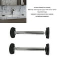 thumbnail image 3 of 2Pcs Telescopic Support Rods, Stainless Steel Adjustable Bathroom Cabinet Hanging Installation Lifting Support Rods, 3 of 8