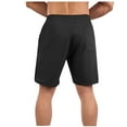 thumbnail image 4 of ITSAME Men's Athletic Shorts, Loose Fit Drawstring Quick Drying Breathable Gym Sports Shorts Black XL, 4 of 5