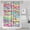 Zebra Pr, variant on Aesthetic Rainbow Gradient Shower Curtain 72x72 Inch Waterproof Bath Drape - Fade-Resistant Machine Washable Polyester Fabric with Reinforced Metal Grommets