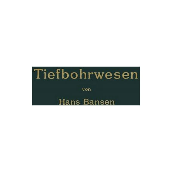 Die Bergwerksmaschinen Die Bergwerksmaschinen. Eine Sammlung Von HandbÃ¼chern FÃ¼r Betriebsbeamte: Erster Band. Das Tiefbohrwesen, Book 1, (Paperback)