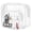 White, variant on Clear Makeup Bag,Portable Travel Toiletry Bags with Zipper, TSA Approved Clear Organizer Bags, PVC Cosmetic Pouch for Airport Airline Compliant