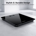 thumbnail image 6 of Memoria Digital Bathroom Scale, Smart Scale for Body Weight, High Accuracy to 0.1 lb, 400 lb Capacity, Large LCD, Tempered Glass Platform, 6 of 10