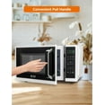 thumbnail image 2 of Commercila Chef 0.9 Cubic Foot Microwave with 10 Power Levels, Small Microwave with Grip Handle, 900W Countertop Microwave, 2 of 7