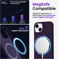 thumbnail image 4 of Magnetic Case for iPhone 14 Plus Case [Compatible with MagSafe] with Screen Protector, Liquid Silicone 3 Layers Full Covered Gel Rubber Shockproof Protective Case Cover 6.7 inch-Elderberry, 4 of 13