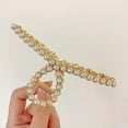 thumbnail image 1 of Hair Claw Clip, Gold Pearl Hair Clip Beautiful Wide Application Alloy Non Slip  For Party Birthday Type A,Type B,Type C,Type D,Type E,Type F,Type G,Type H, 1 of 1