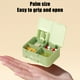 thumbnail image 4 of Organizador de Pastillas Caja Plástica Rectangular Dispensador de Medicamentos – Divisor Portátil Ajustable para Cortar Pastillas, Caja de Almacenamiento de Tabletas para Viaje, Estuche Compacto, 4 of 6