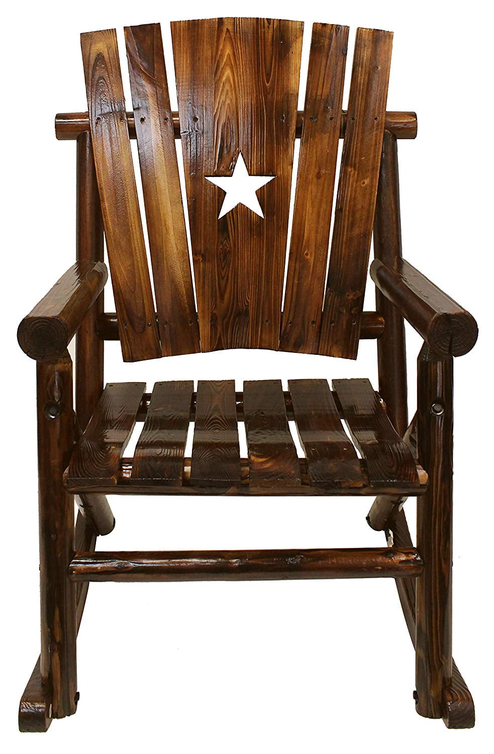 Leigh Country Char-log Rocker With Star Cutout