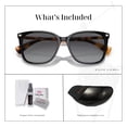 thumbnail image 2 of Anteojos de Sol Ralph Lauren Vvcv RA5293 6037T3 Negros Brillantes 56 mm, 2 of 4