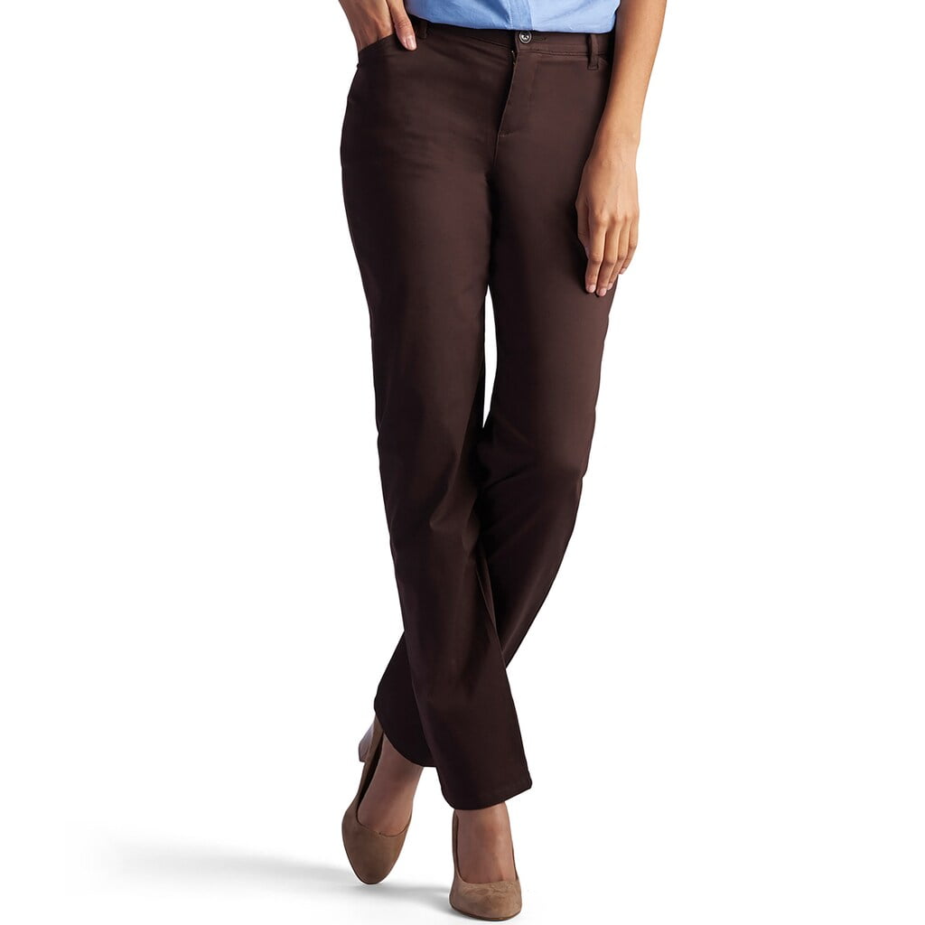 lee relaxed fit straight leg twill pants