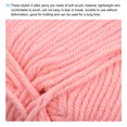 thumbnail image 3 of Uxcell Acrylic Yarn Skeins Soft Crochet Yarns for Knitting and Crocheting Craft Project Dark Pink, 3 of 7